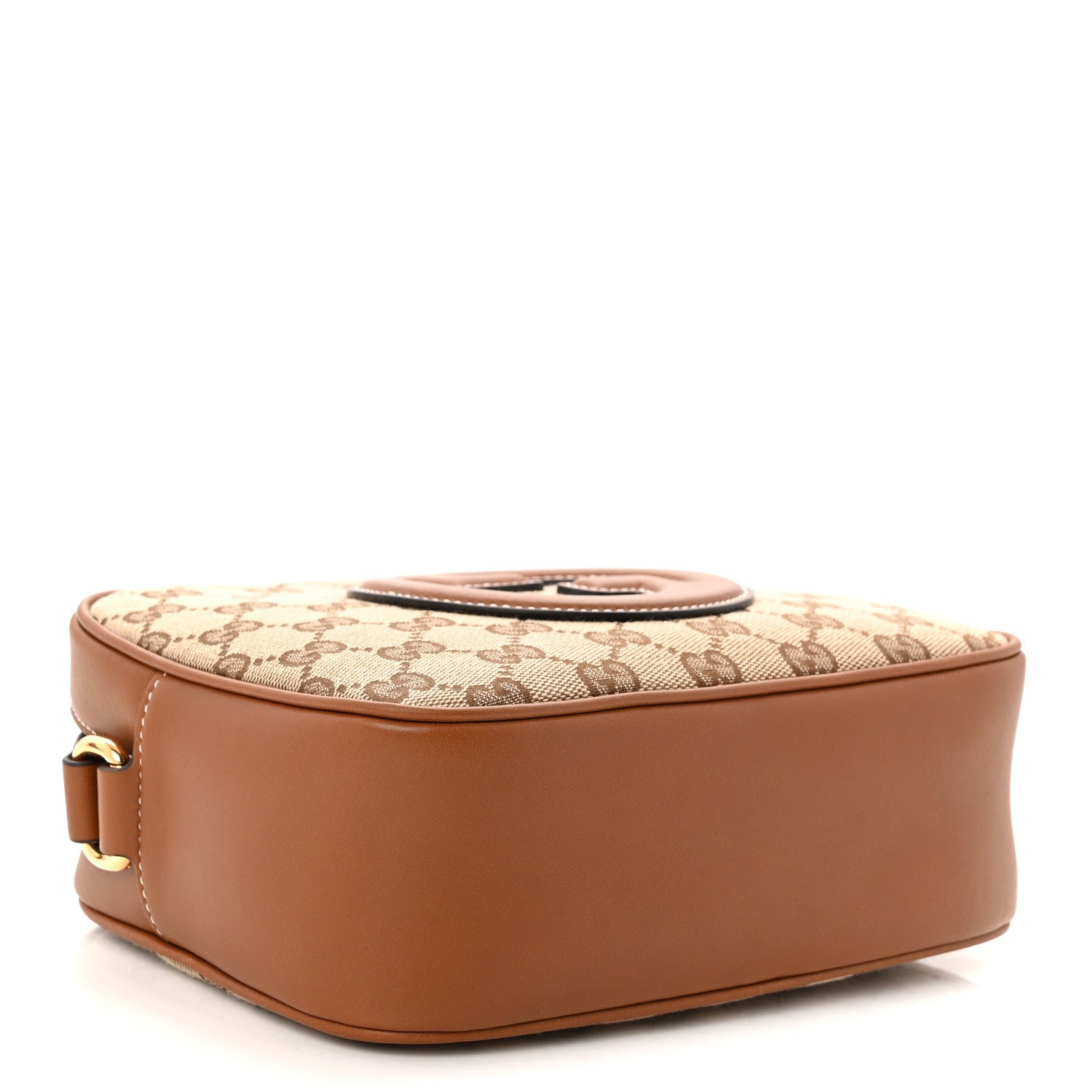 Gucci GG Supreme Calfskin Mini Blondie Bag Beige Ebony Sundial