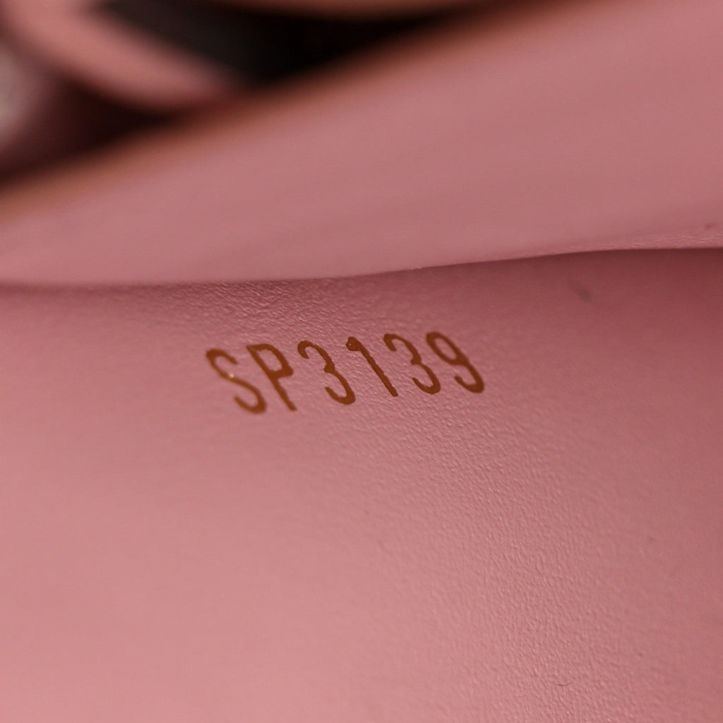 Louis Vuitton Monogram Flore Chain Wallet Rose Ballerine