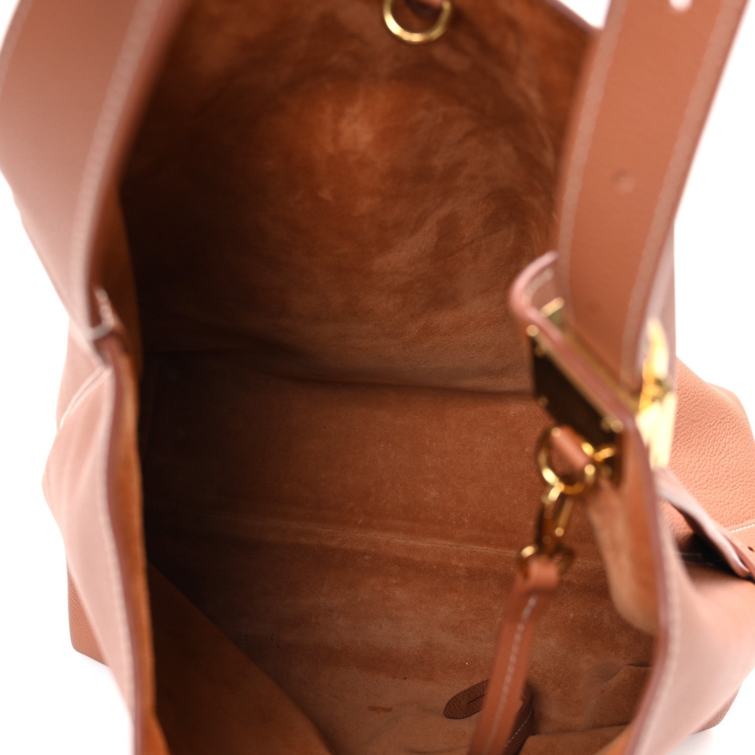 Louis Vuitton Grained Calfskin Low Key Hobo MM Cognac