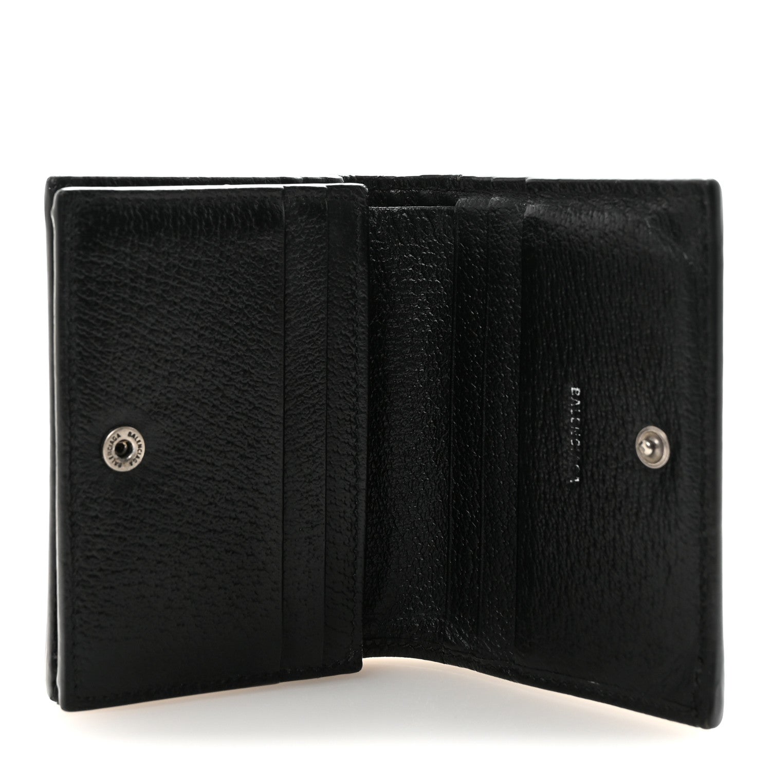 Gucci X BALENCIAGA BB Monogram Web Ophidia Card Case Wallet Black