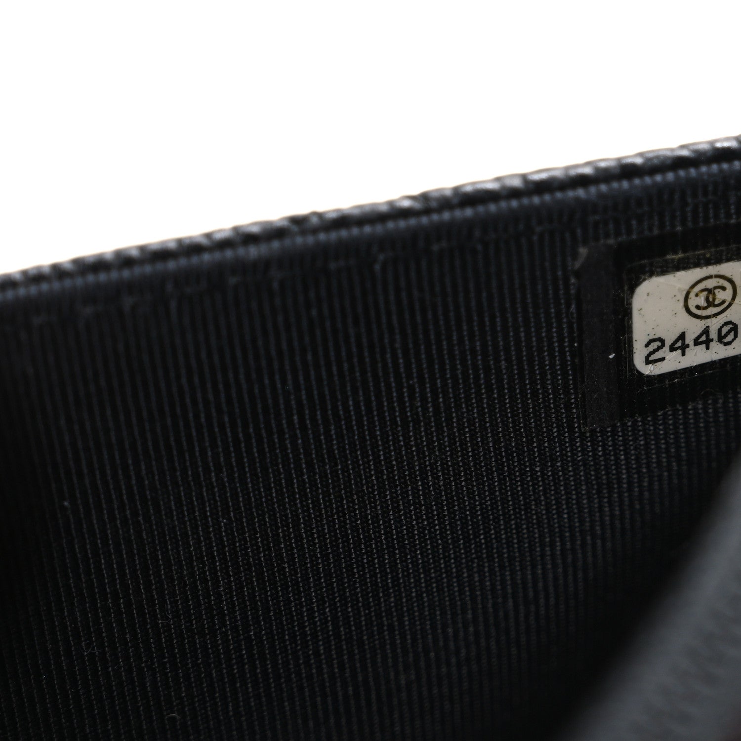Chanel Caviar Quilted Wallet on Chain WOC Black