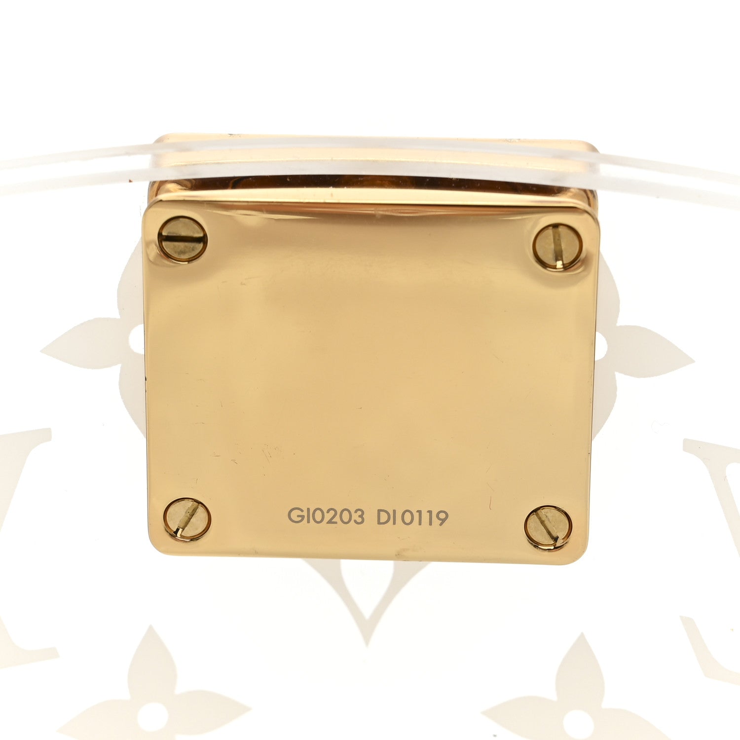 Louis Vuitton Transparent Plexiglass Box Scott