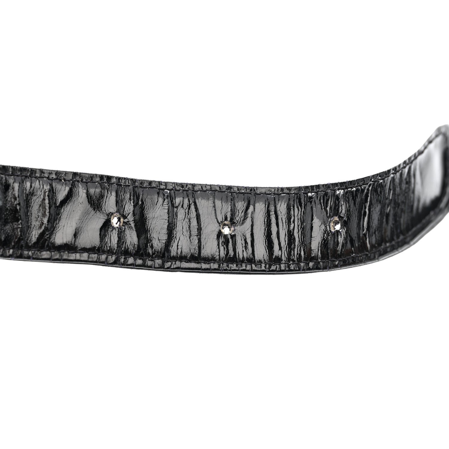 Chanel Patent Flap Waist Belt Bag Black