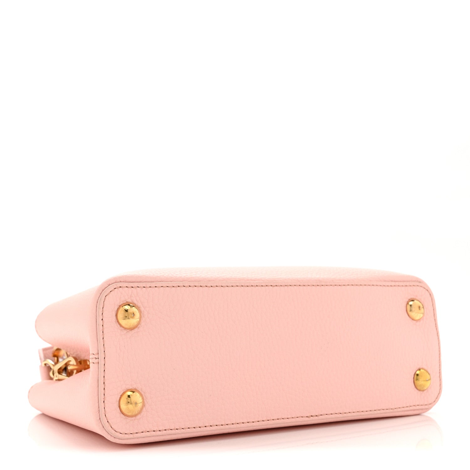 Louis Vuitton Taurillon Resin Murano Capucines BB Rose Jasmin