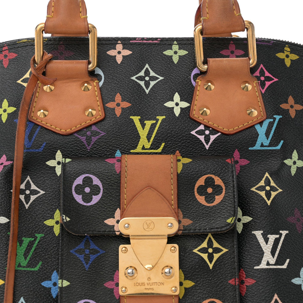 Louis Vuitton Monogram Multicolor Alma GM Black