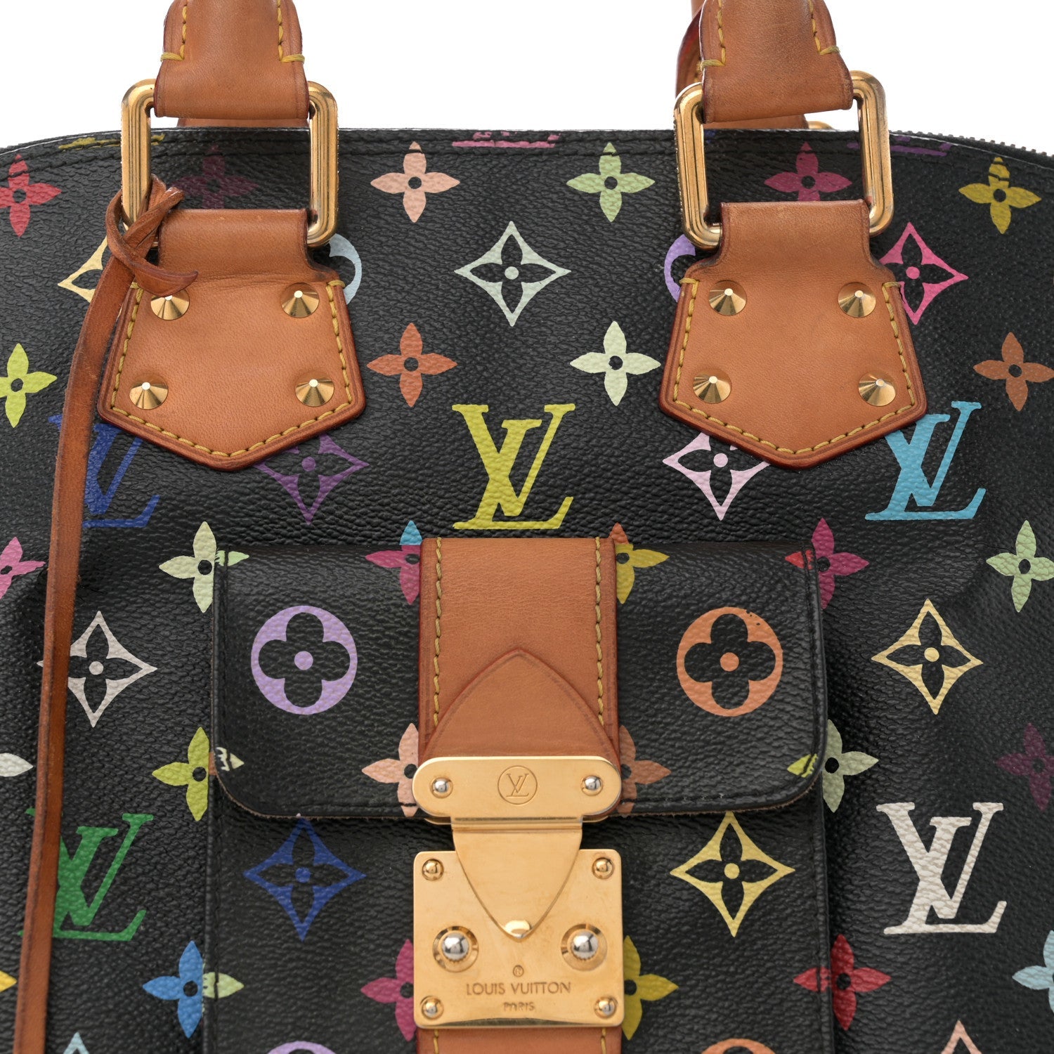 Louis Vuitton Monogram Multicolor Alma GM Black