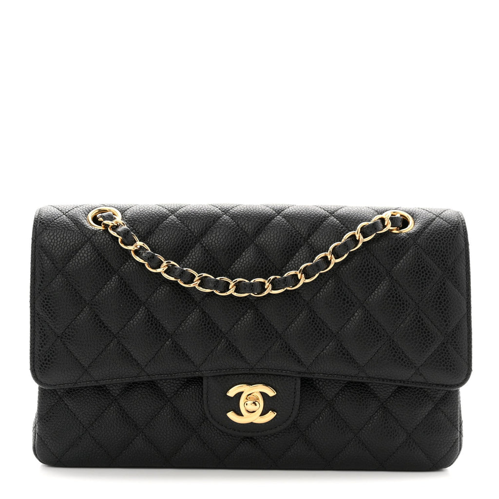 Chanel Caviar Quilted Medium Double Flap Black