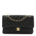 Chanel Caviar Quilted Medium Double Flap Black