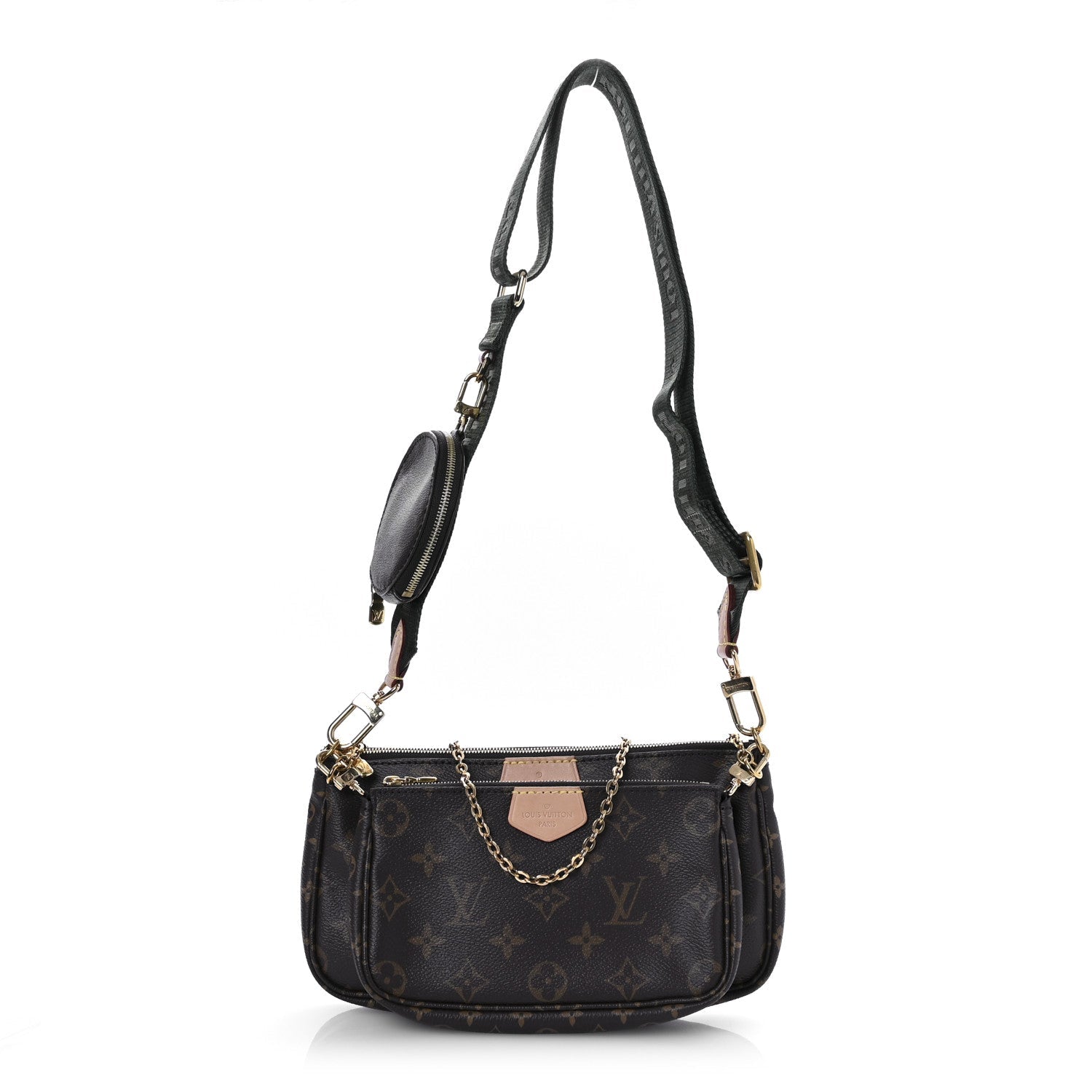 Louis Vuitton Monogram Multi Pochette Accessories Kaki