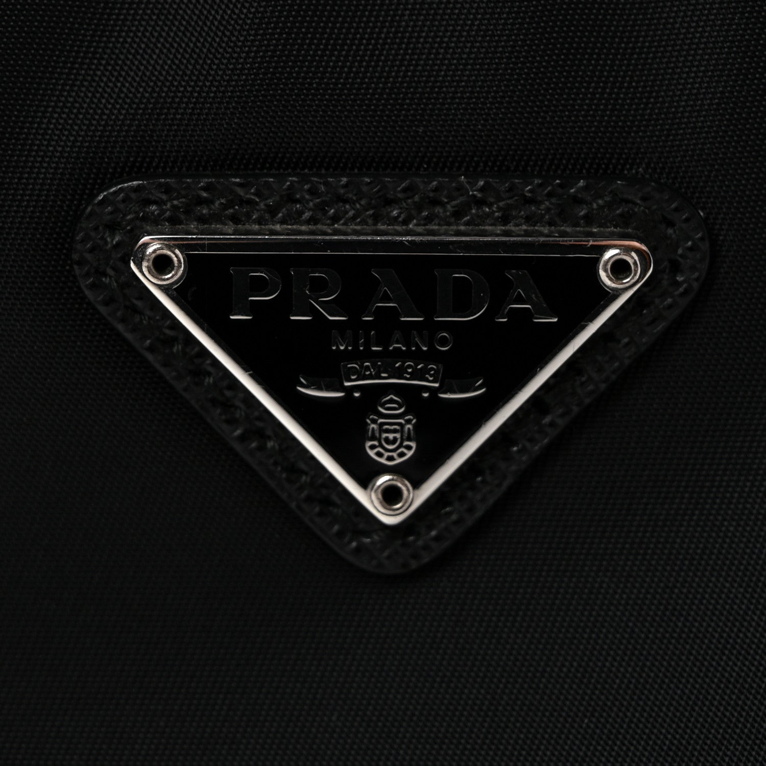 Prada Tessuto Nylon Mini Re-Edition 2000 Bag Black