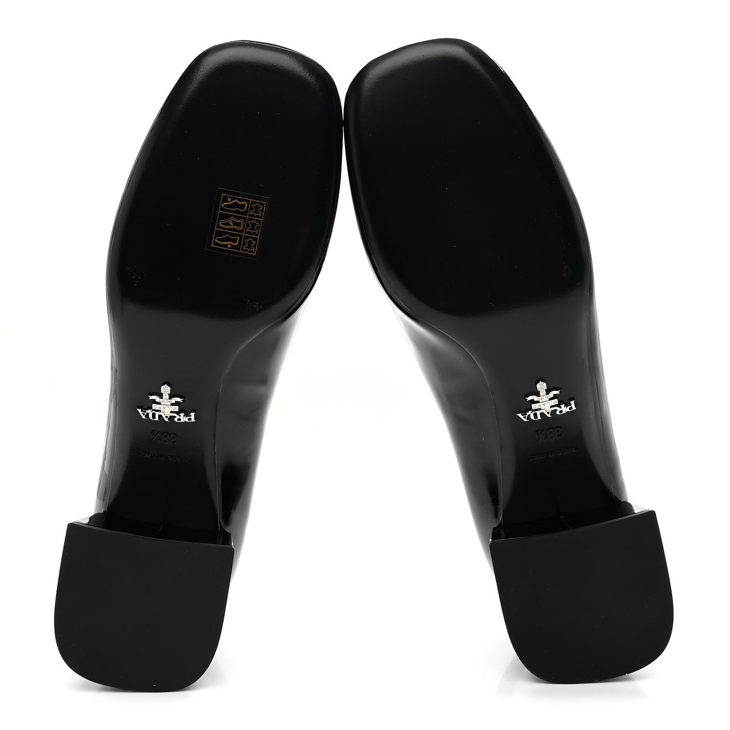 Prada Patent Mary Jane 45mm Pumps 38.5 Black