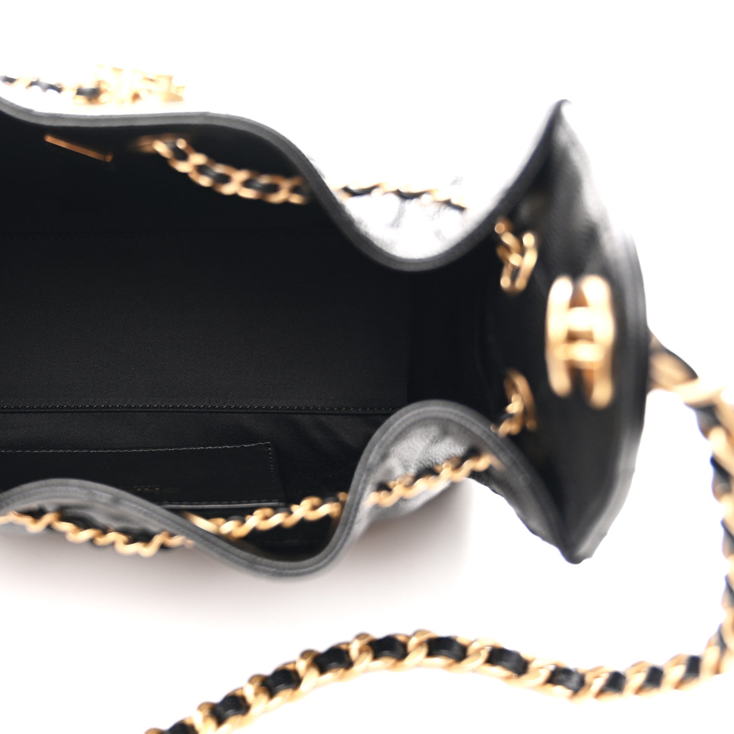 Chanel Caviar Quilted Mini Chanel 25 Handbag Black