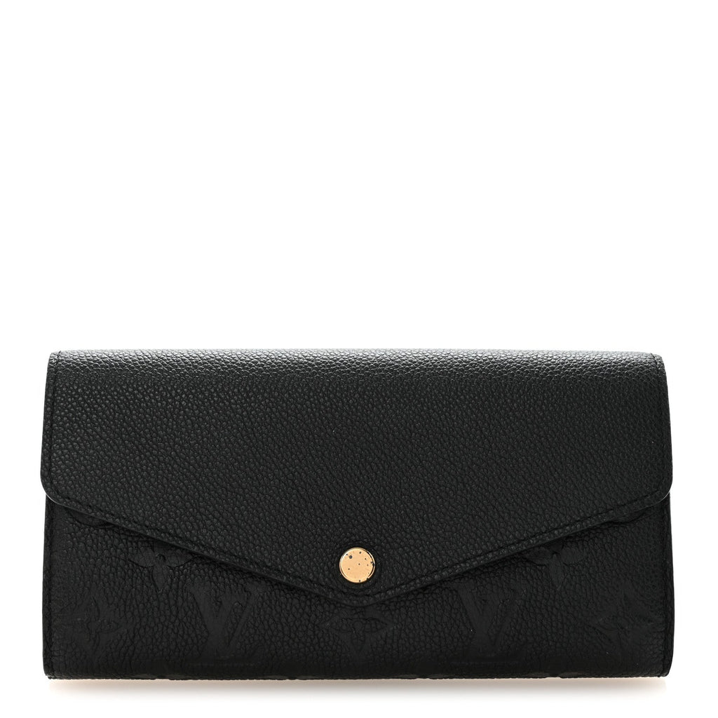 Louis Vuitton Empreinte Sarah Wallet NM Black