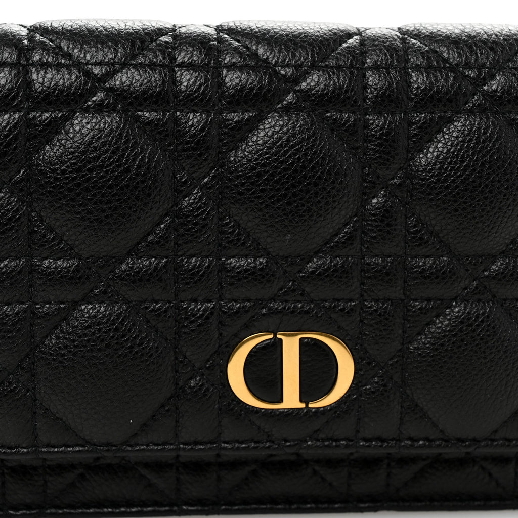 Christian Dior Supple Calfskin Caro Belt Bag Black