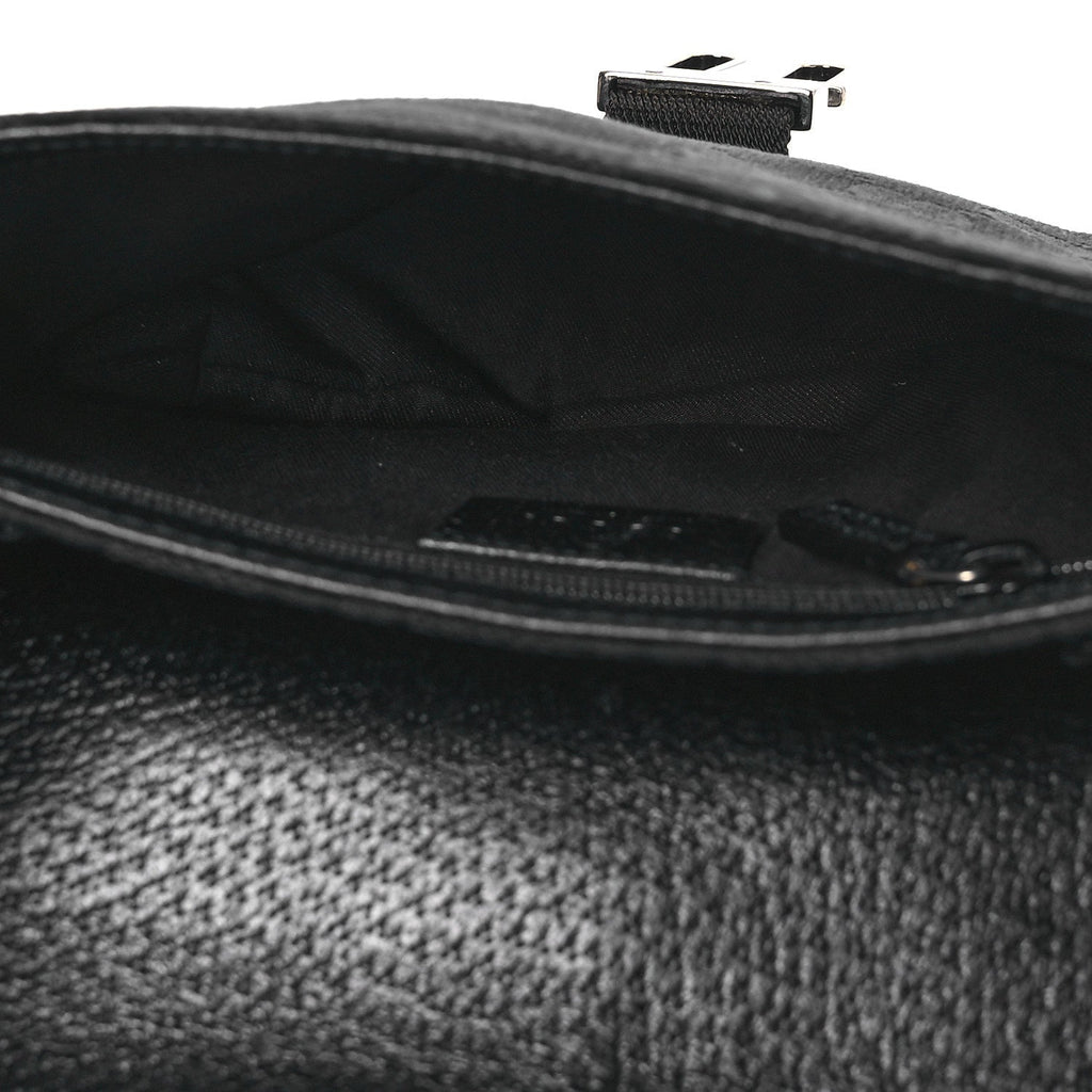 Gucci GG Monogram Web Buckle Belt Bag Black