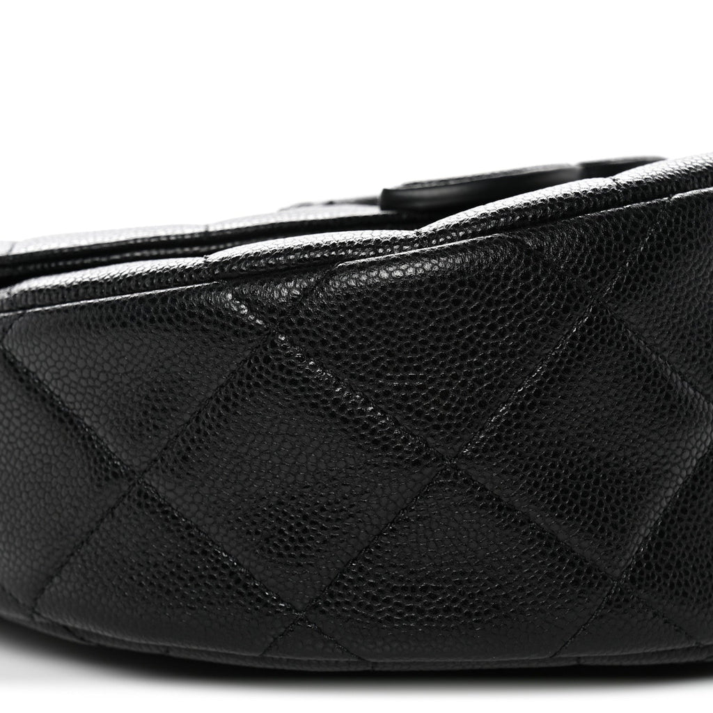 Chanel Caviar Quilted Small Messenger Flap Black
