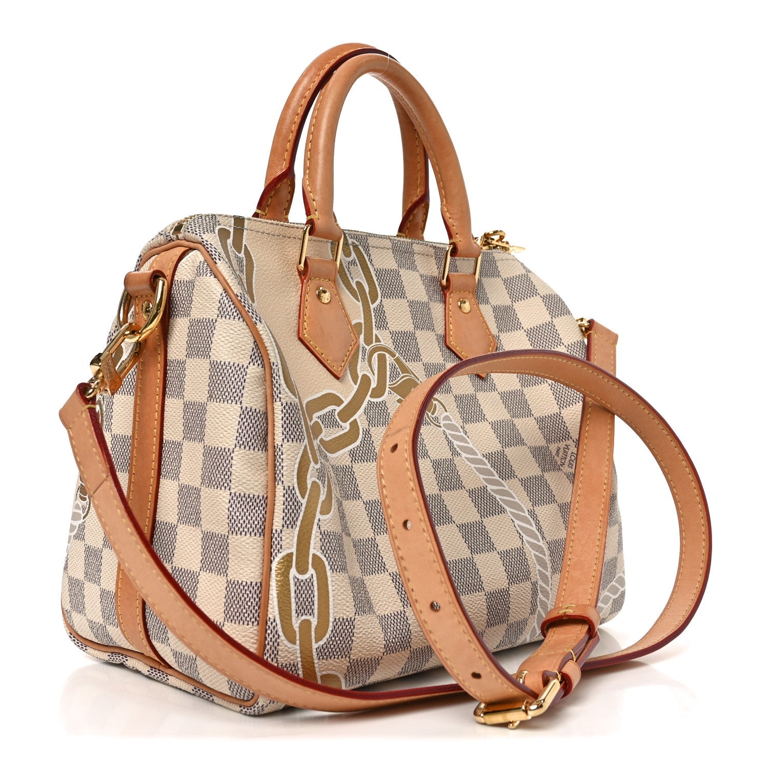 Louis Vuitton Damier Azur Nautical Speedy Bandouliere 25