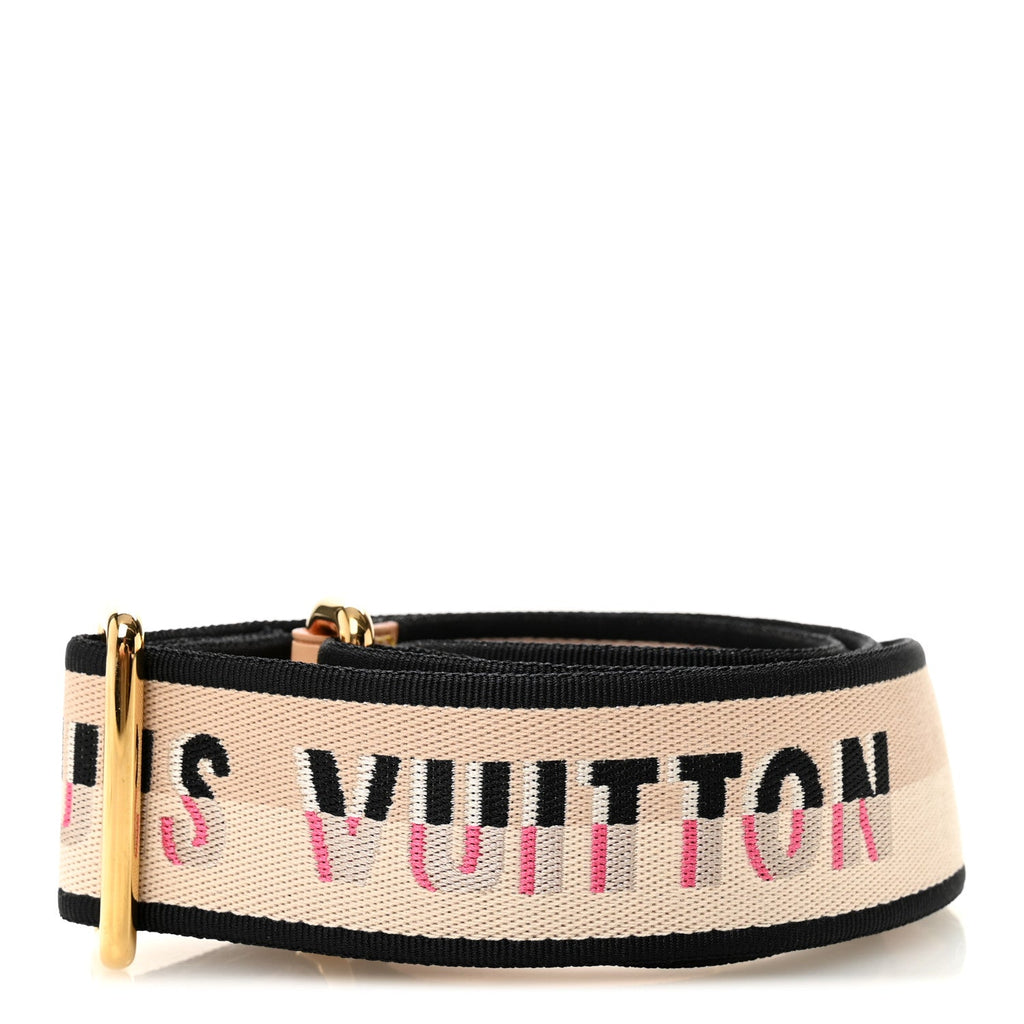 Louis Vuitton Jacquard Speedy Bandouliere 20 Shoulder Strap Black