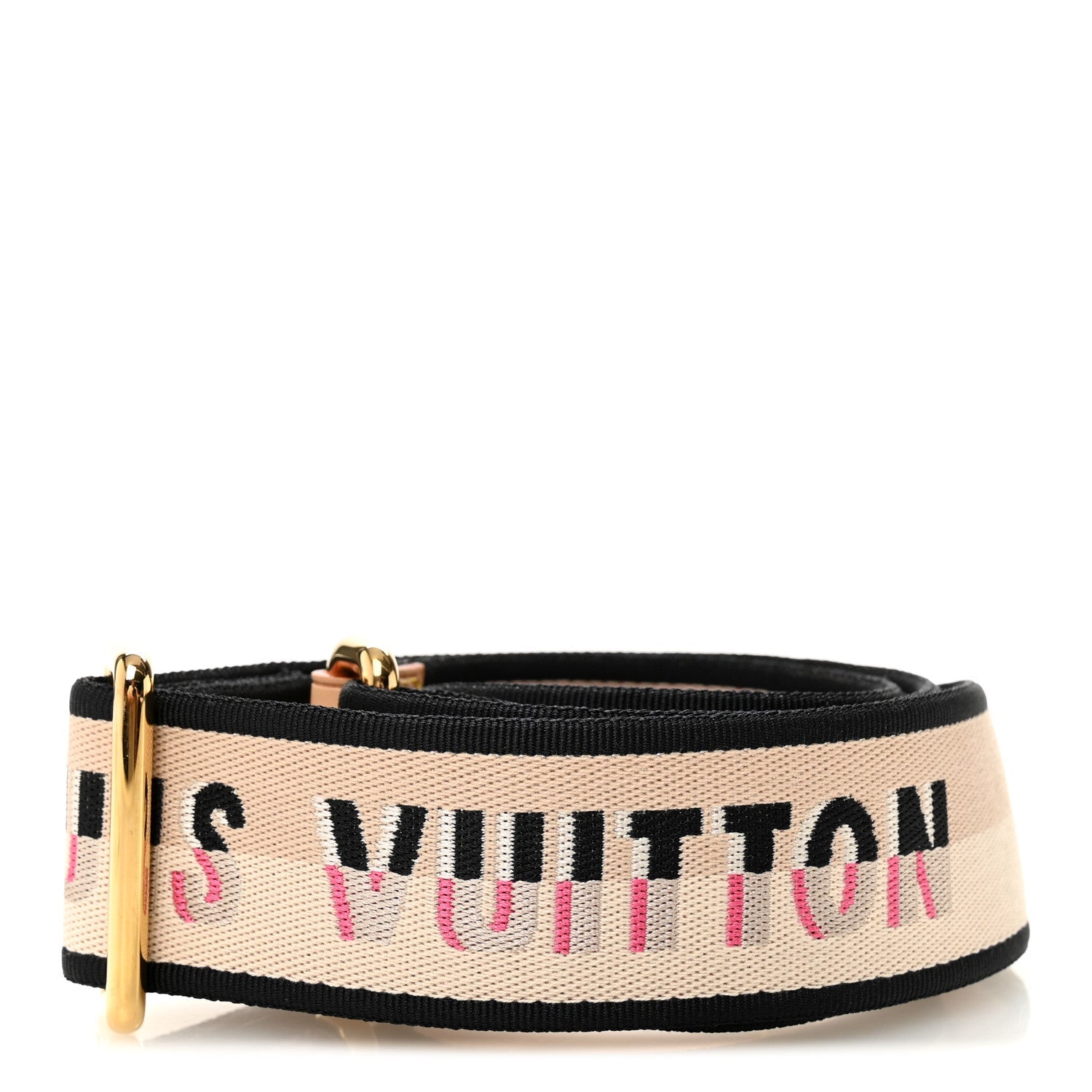 Louis Vuitton Jacquard Speedy Bandouliere 20 Shoulder Strap Black