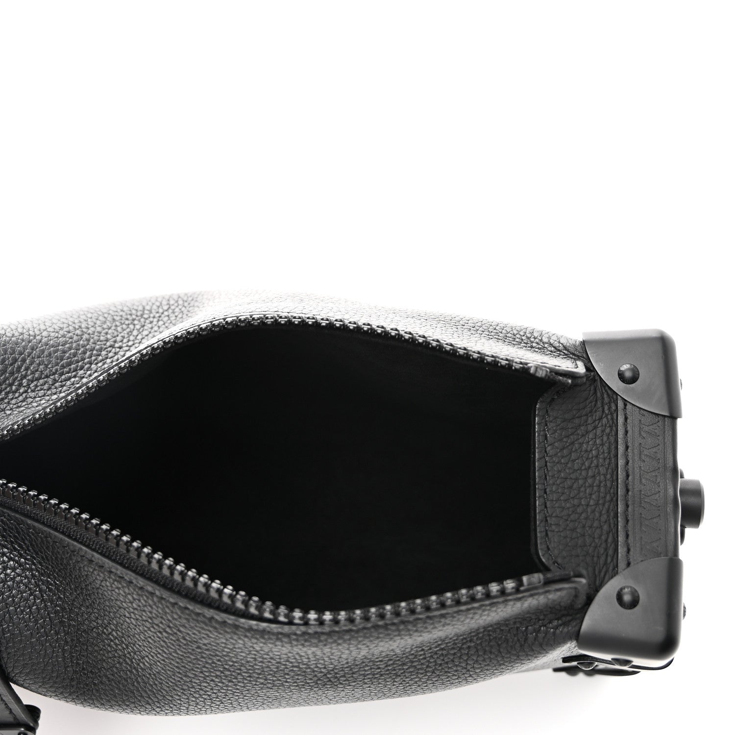 Louis Vuitton Calfskin Side Trunk MM Black