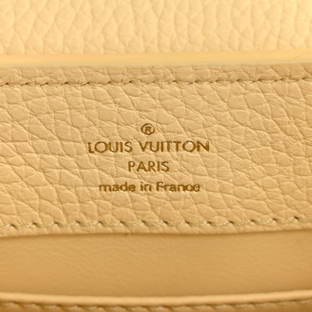 Louis Vuitton Taurillon Snakeskin Mini Capucines Banane