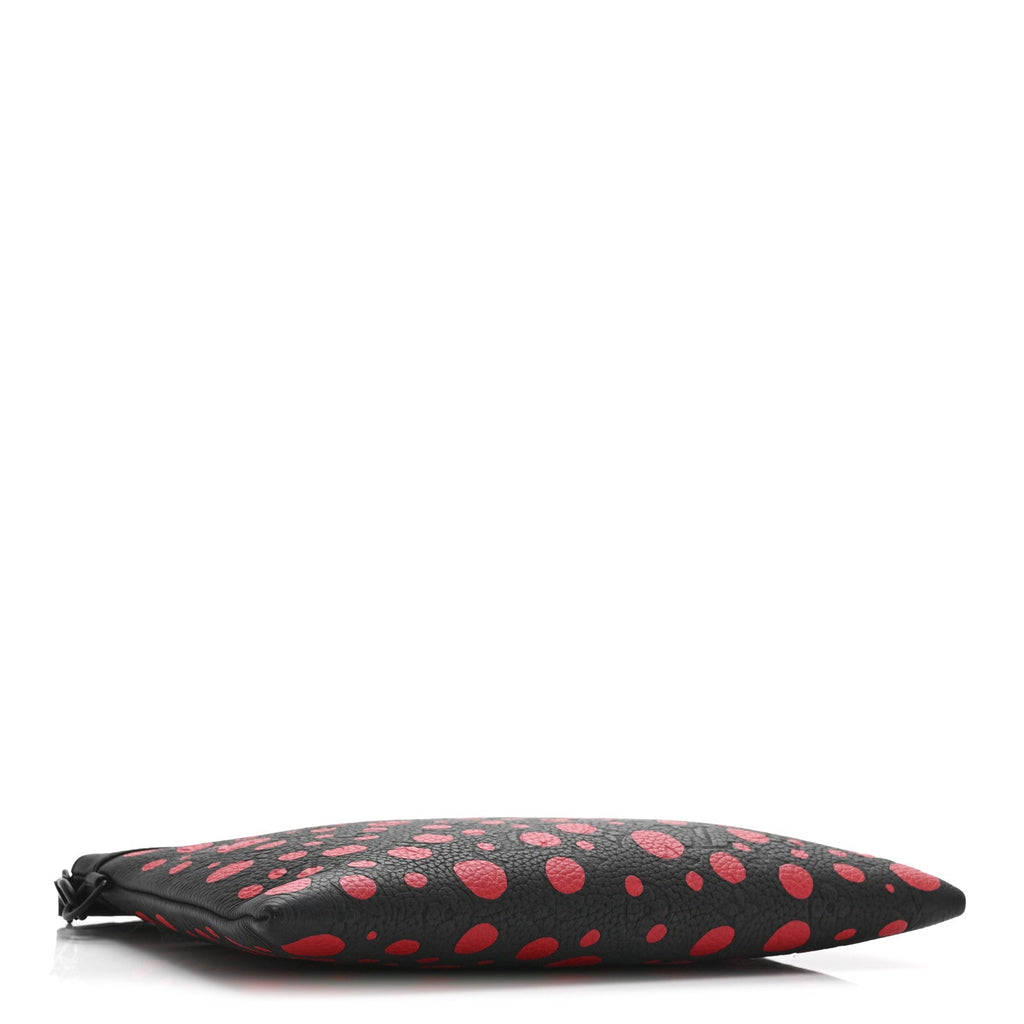 Louis Vuitton LV X YK Taurillon Monogram Pochette To-Go Black Red
