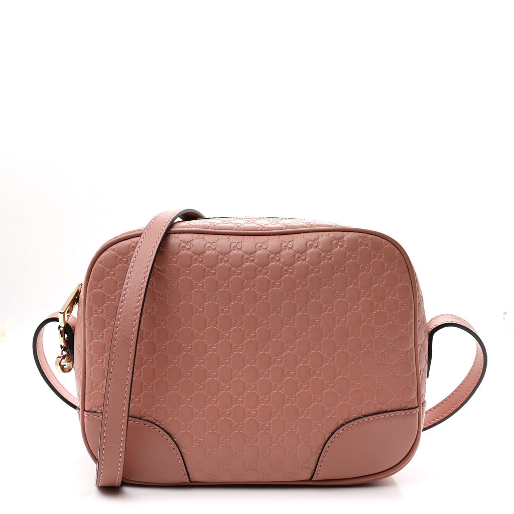 Gucci Soft Microguccissima Mini Bree Messenger Bag Soft Pink