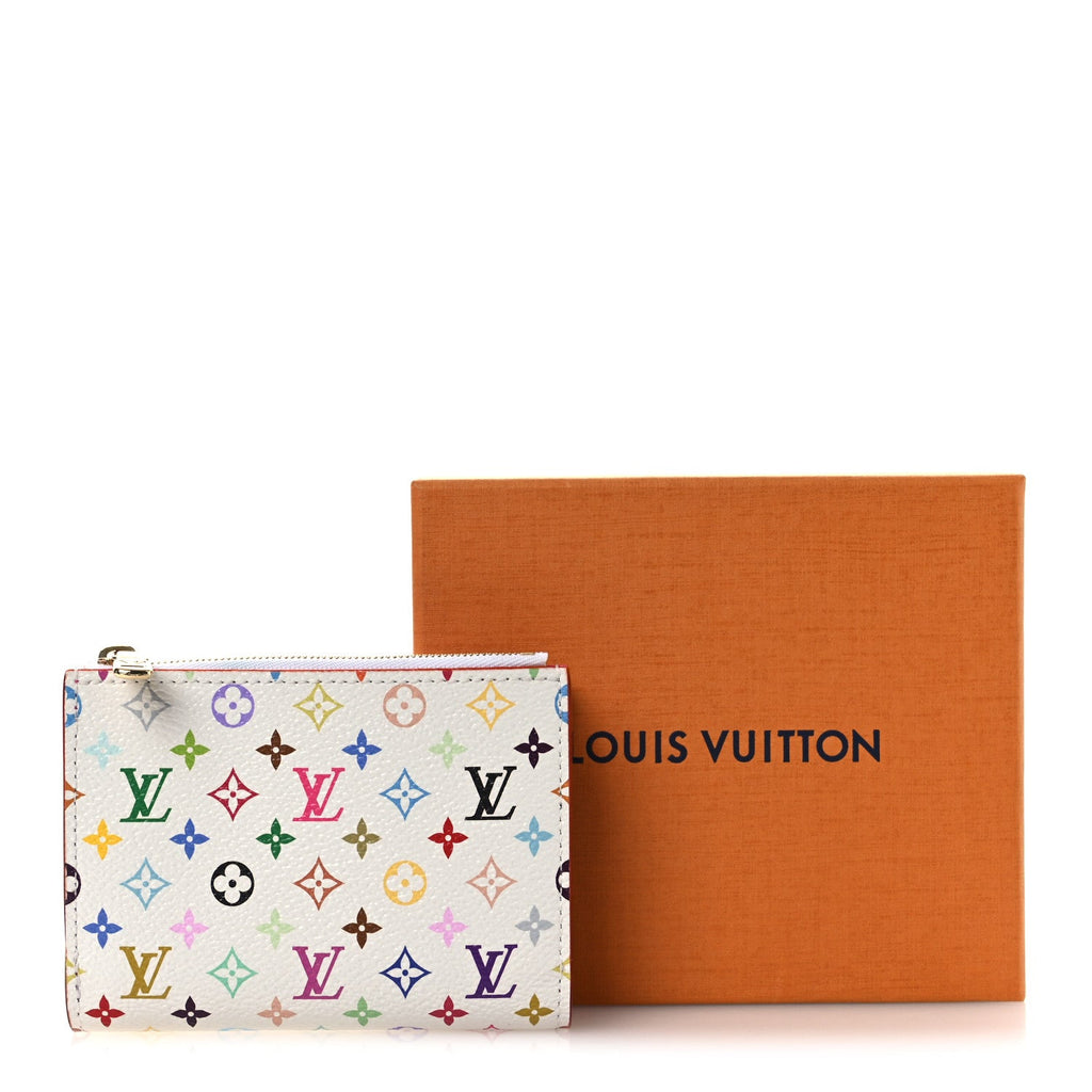 Louis Vuitton LV X TM Monogram Multicolor Lisa Wallet White