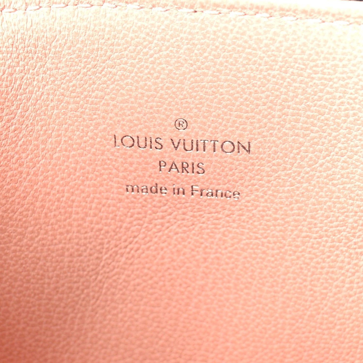 Louis Vuitton Lambskin Embossed Monogram Coussin PM Black