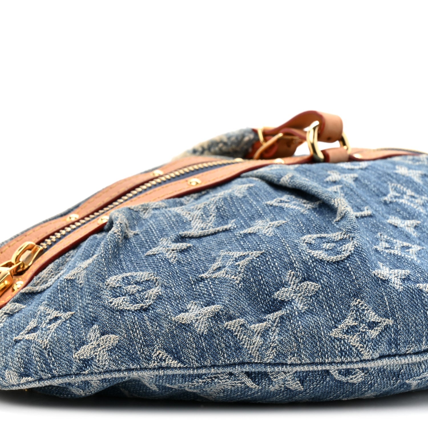 Louis Vuitton Monogram Denim High Rise Bumbag Blue