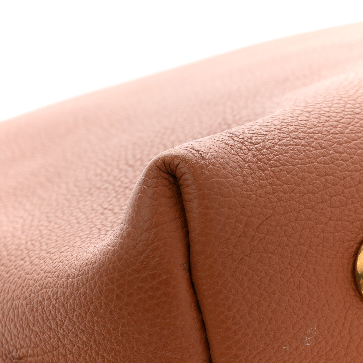 Louis Vuitton Grained Calfskin Low Key Hobo PM Cognac
