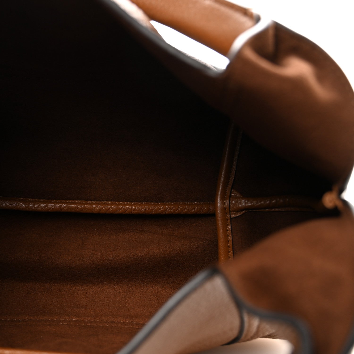 Gucci Grained Calfskin Softbit Medium Shoulder Bag Brown