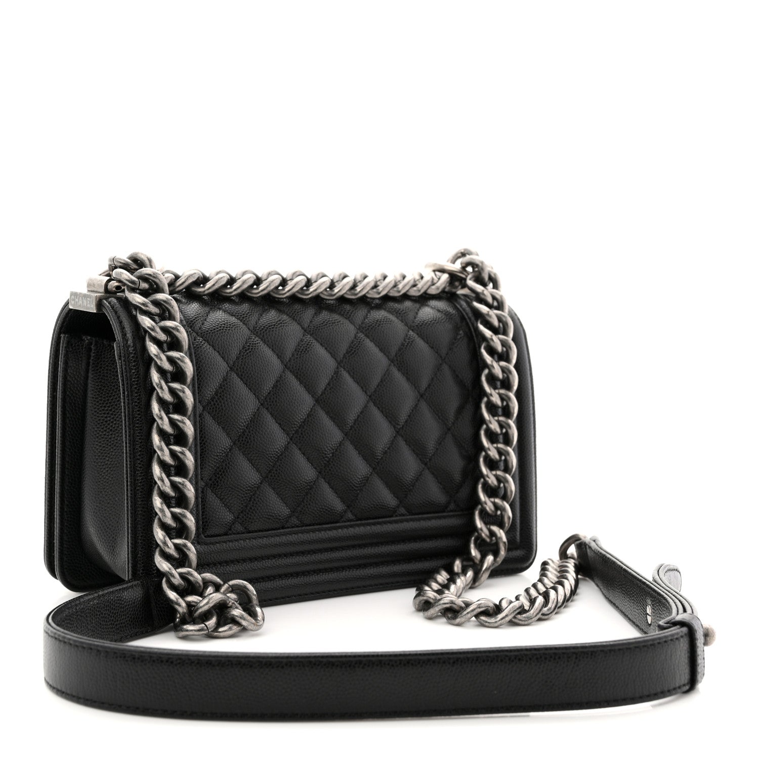 Chanel Caviar Quilted Small Boy Flap Black