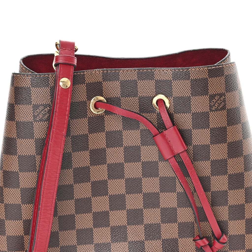 Louis Vuitton Damier Ebene Neonoe MM Cherry Berry