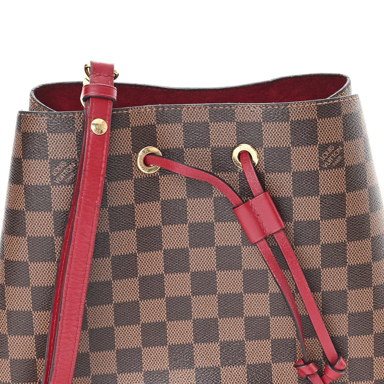 Louis Vuitton Damier Ebene Neonoe MM Cherry Berry