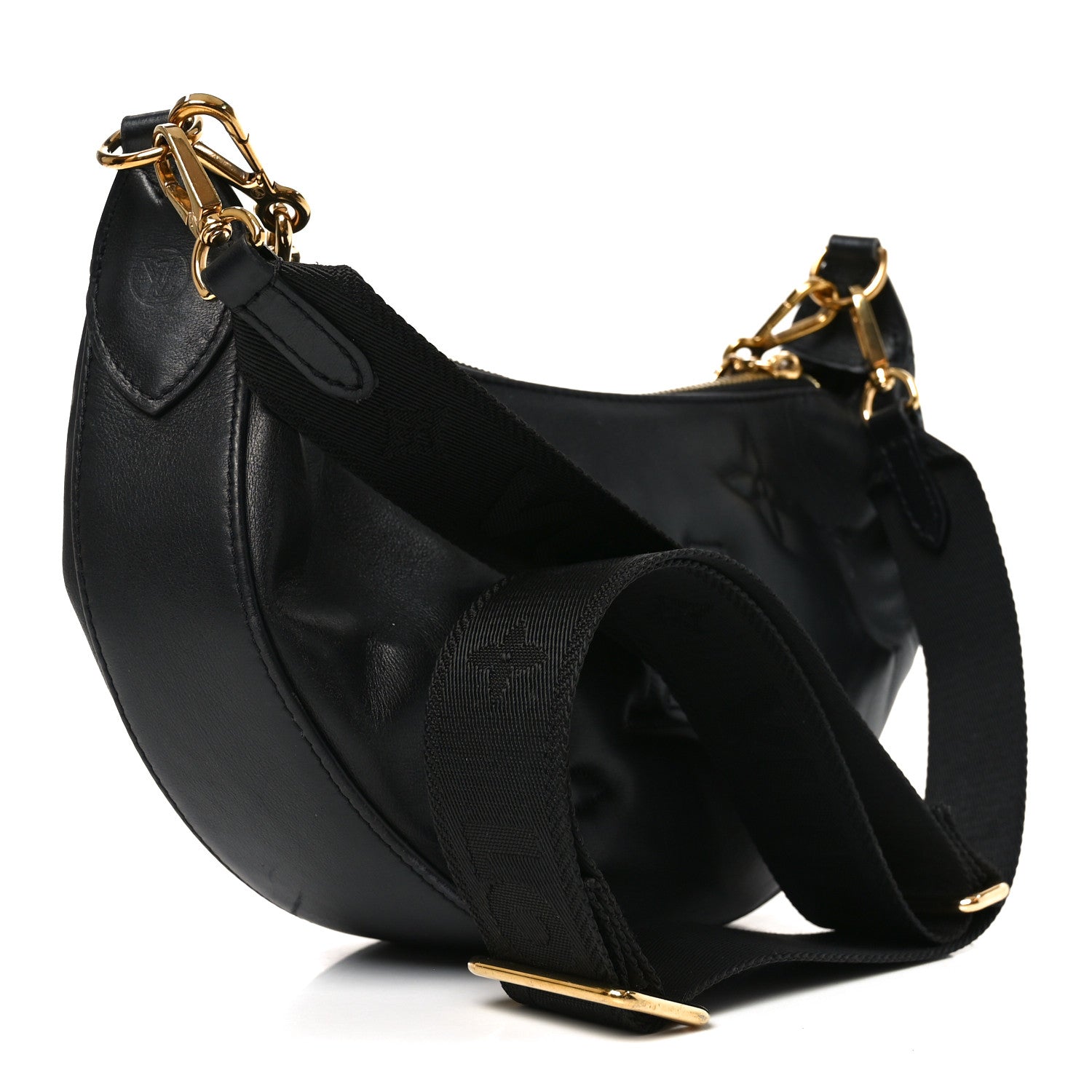 Louis Vuitton Calfskin Bubblegram Over The Moon Black