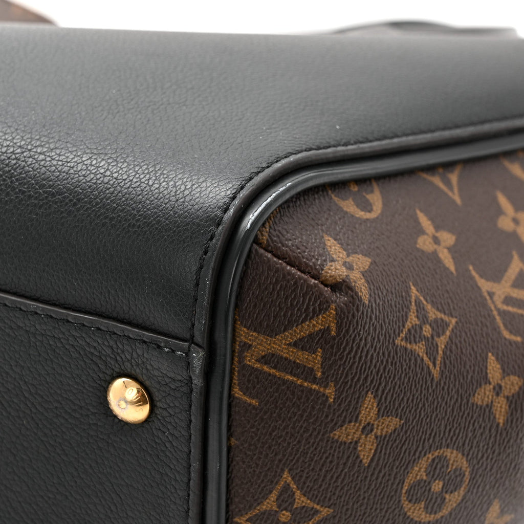 Louis Vuitton Calfskin Monogram Kimono Tote  Black
