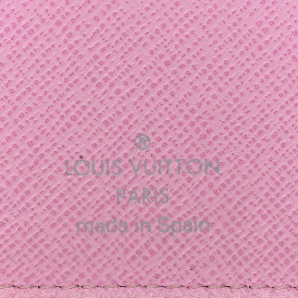 Louis Vuitton Monogram Multicolor Insolite Wallet White Litchi