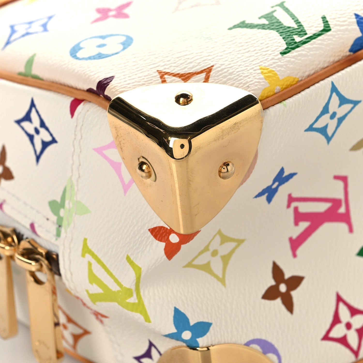 Louis Vuitton Monogram Multicolor Trouville White