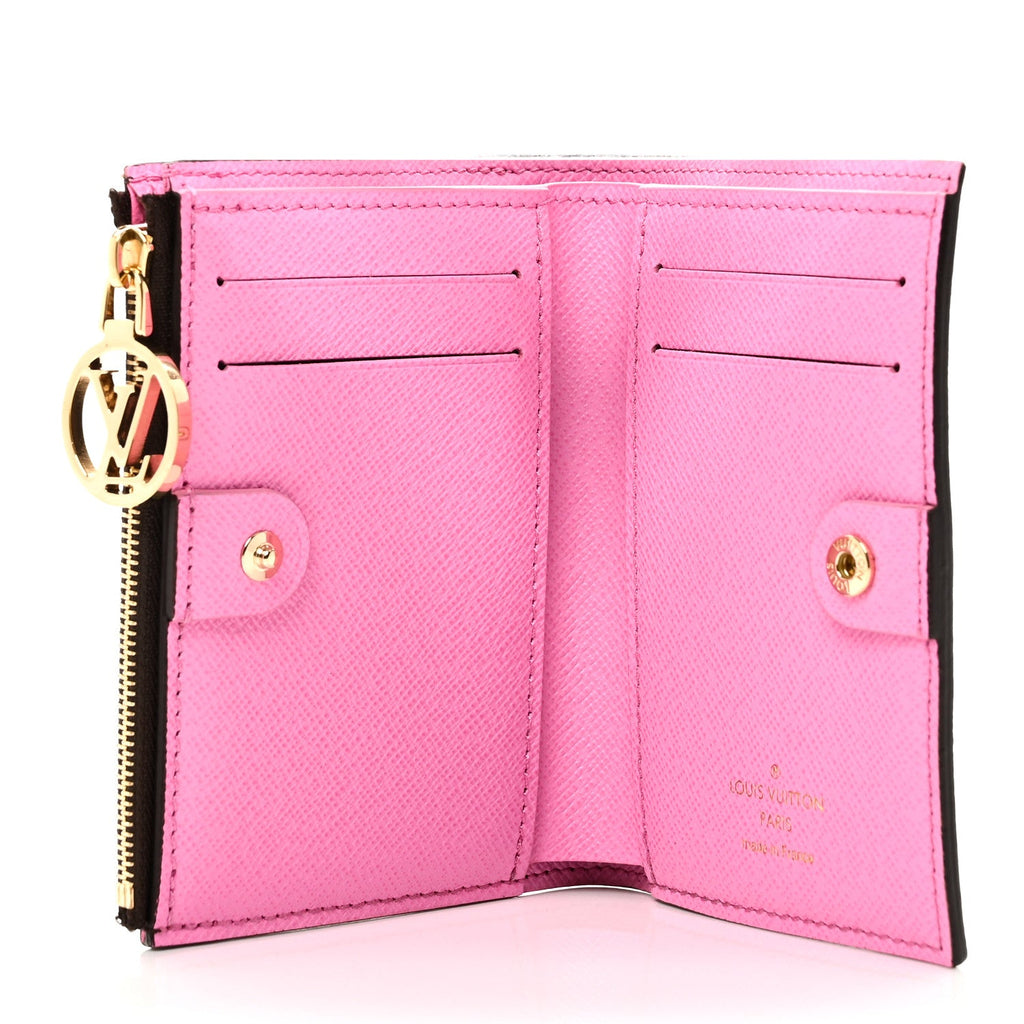 Louis Vuitton Monogram Lisa Wallet Rose Lollipop