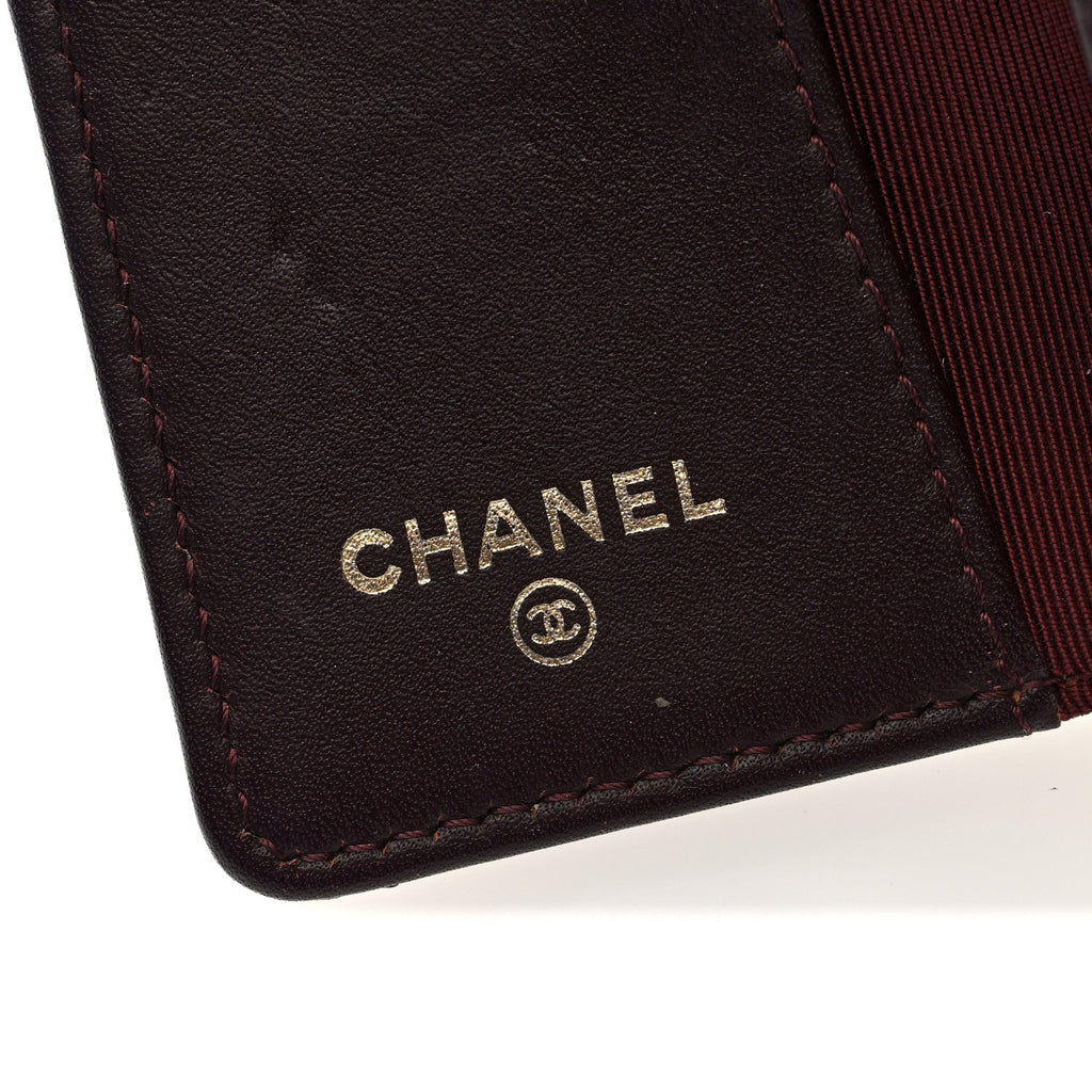 Caviar Quilted 6 Key Holder Black
