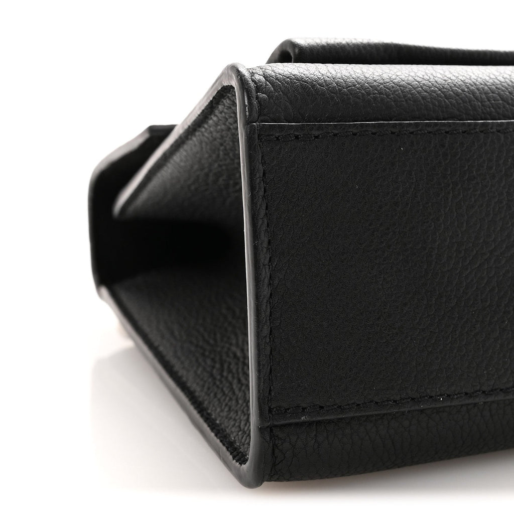 Louis Vuitton Soft Calfskin My Lockme Chain Bag BB Black