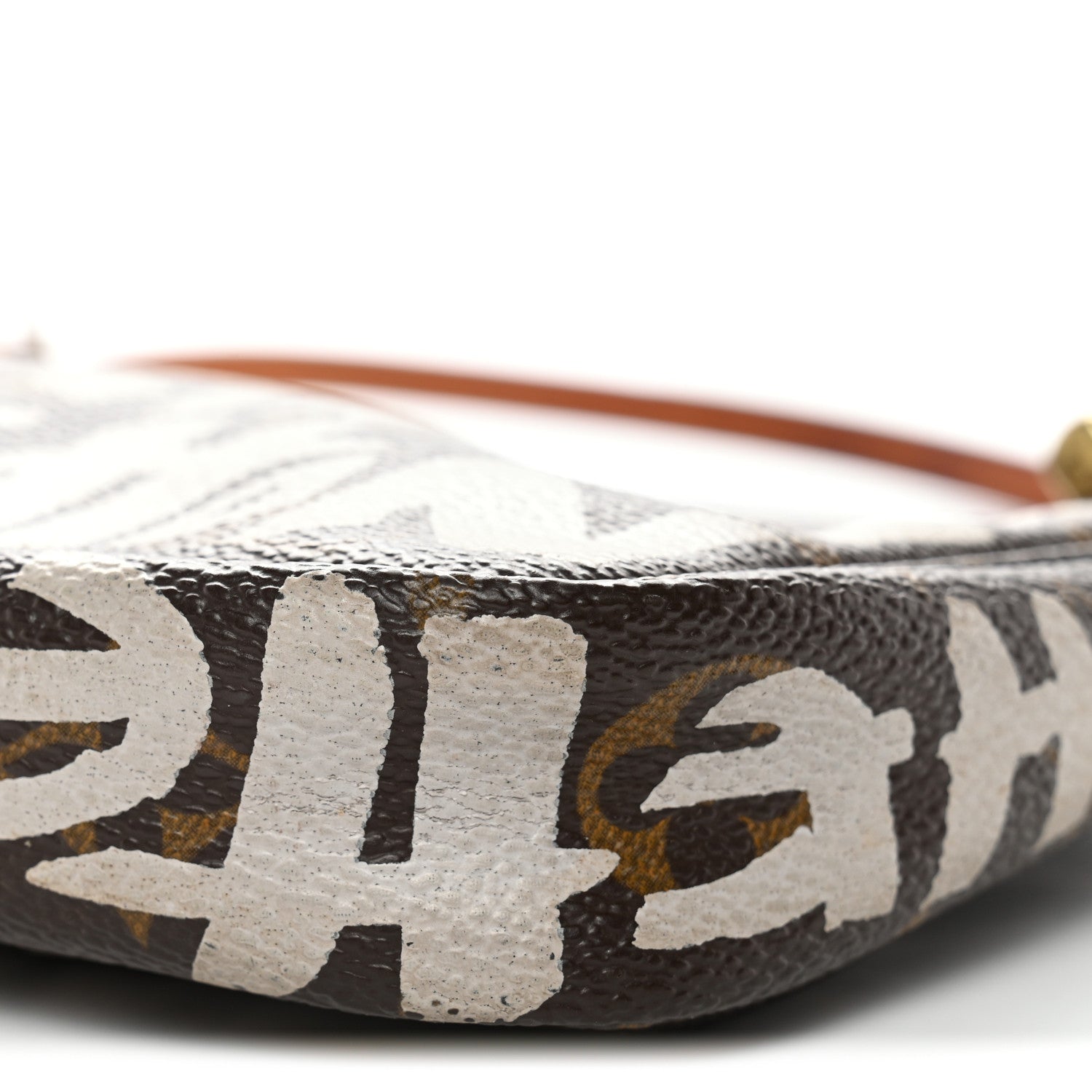 Louis Vuitton Monogram Graffiti Pochette Accessories Silver