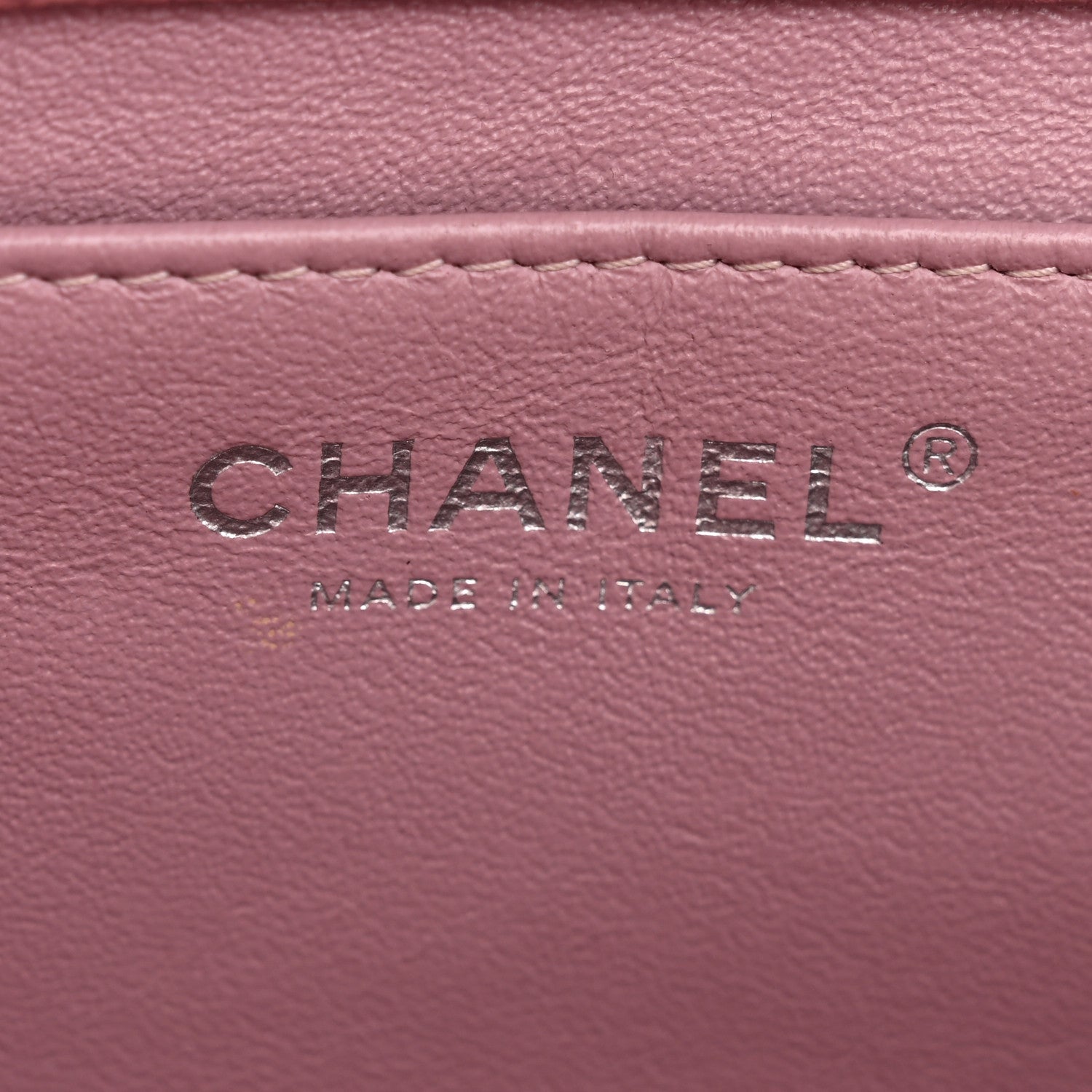 Chanel Caviar Quilted Clutch With Chain Flap Purple