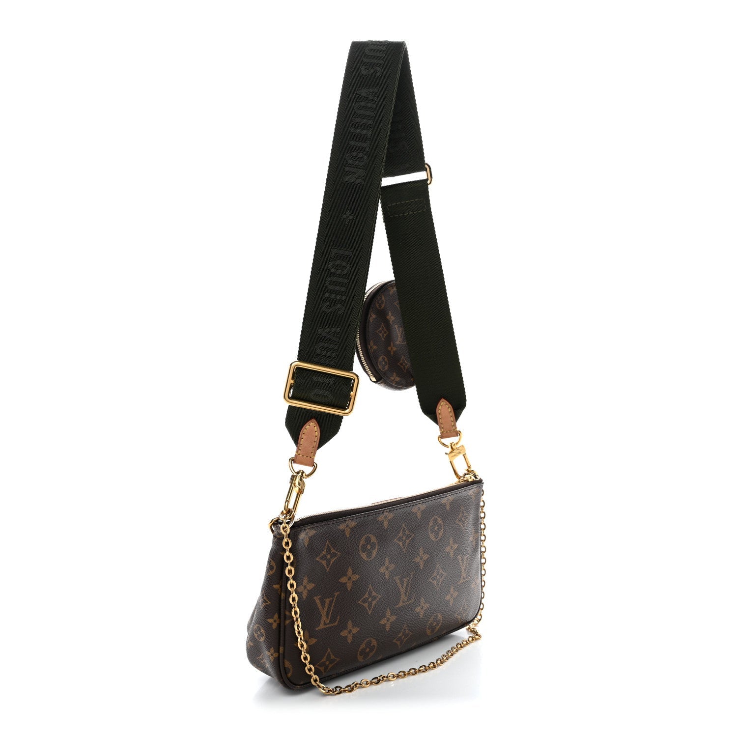Louis Vuitton Monogram Multi Pochette Accessories Kaki