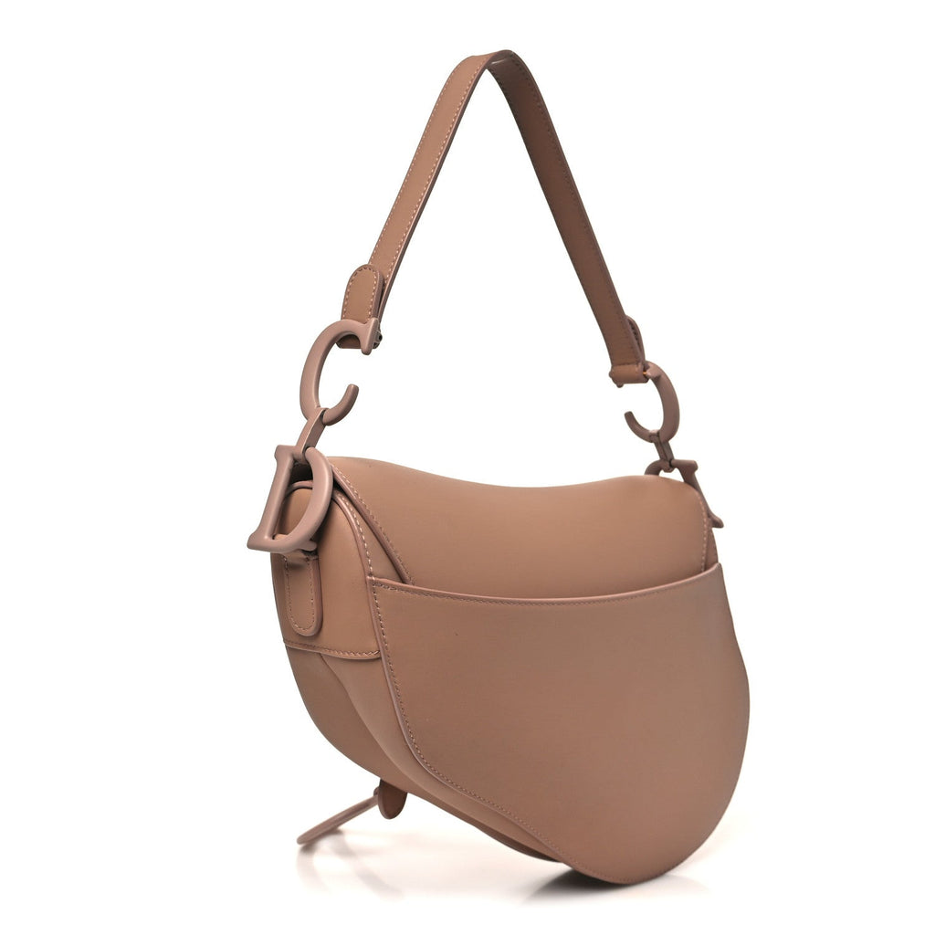 Christian Dior Ultra Matte Calfskin Saddle Bag Blush