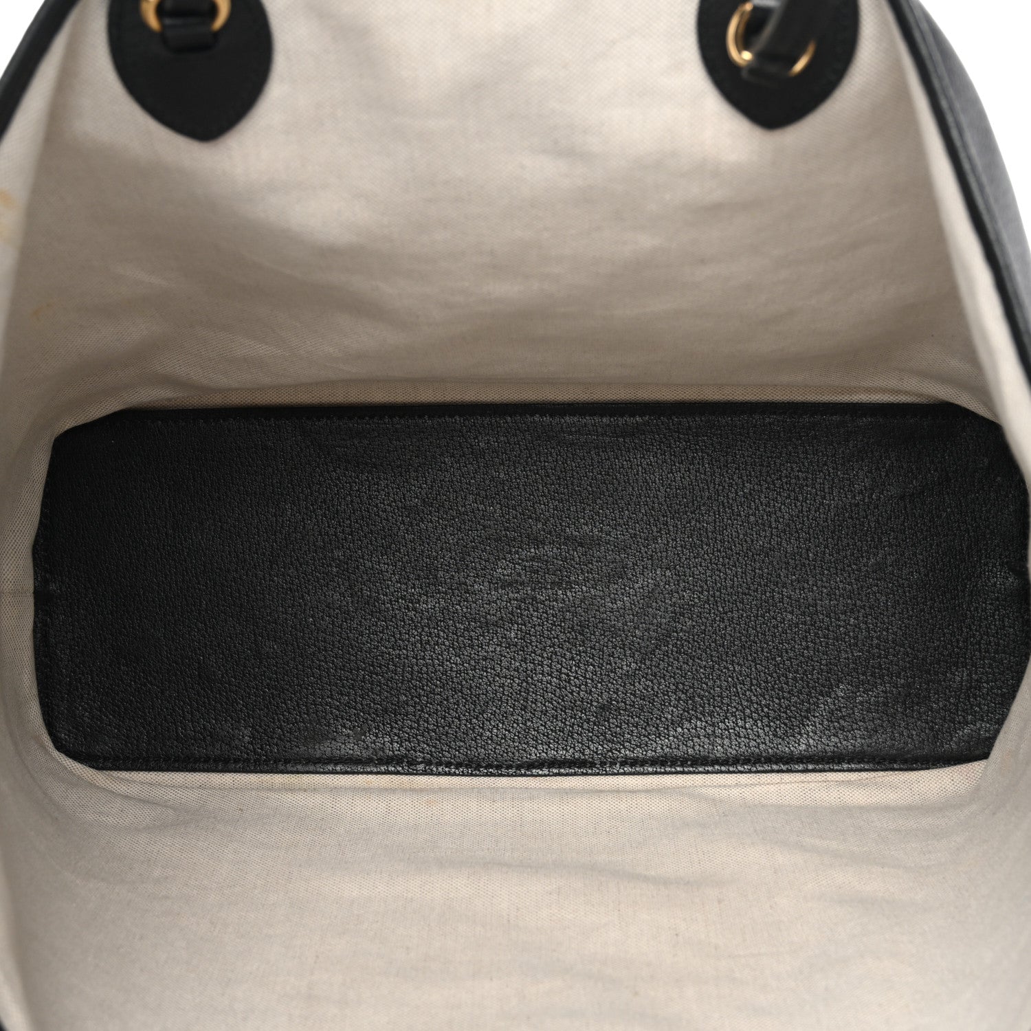 Gucci Textured Dollar Calfskin Medium Ophidia Shoulder Tote Bag Black