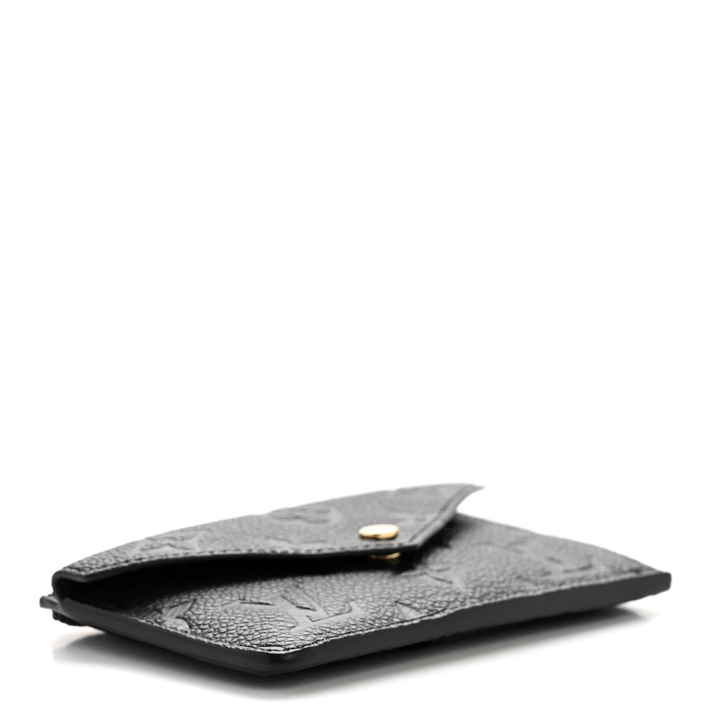 Louis Vuitton Empreinte Recto Verso Card Holder Black
