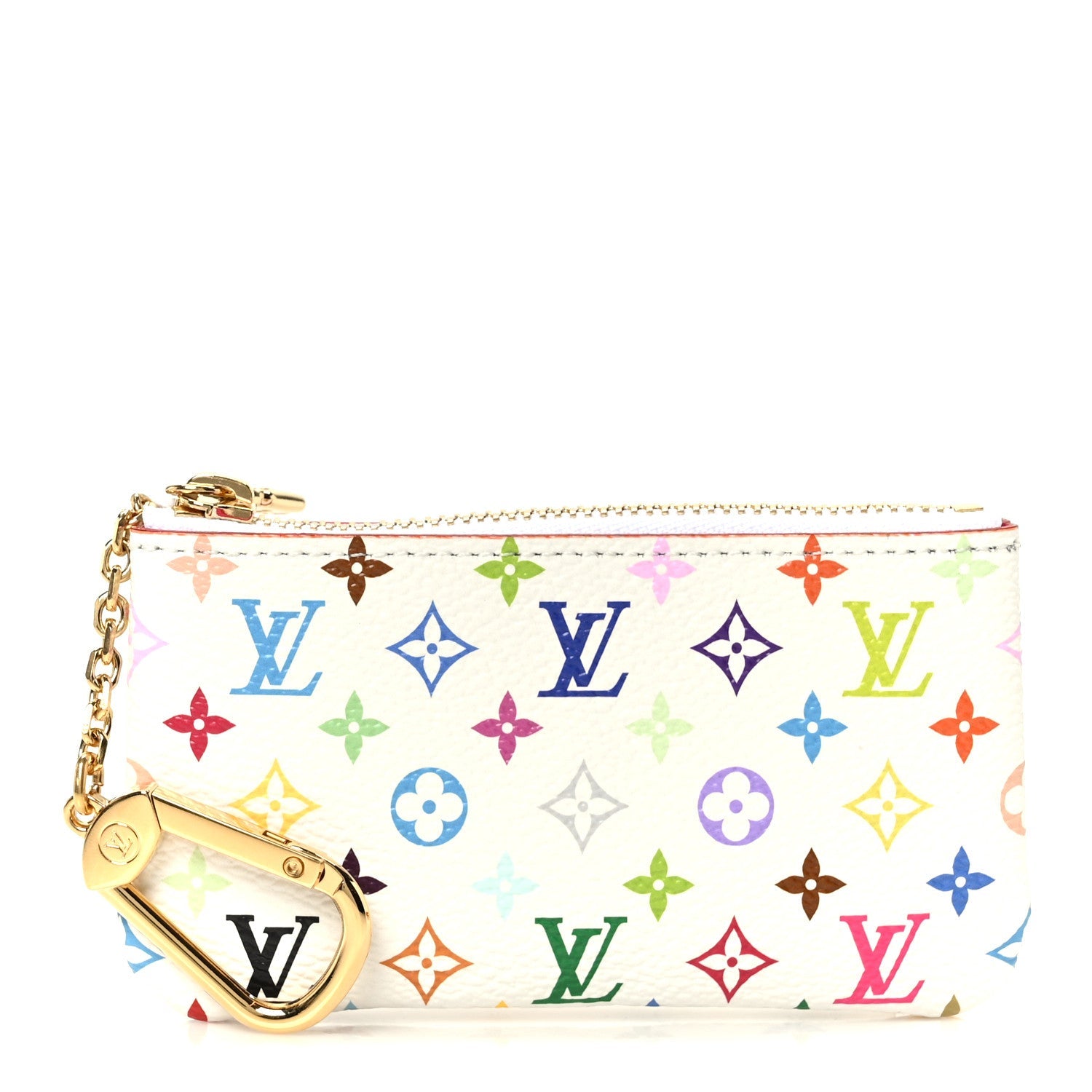 Louis Vuitton LV X TM Monogram Multicolor Key Pouch White