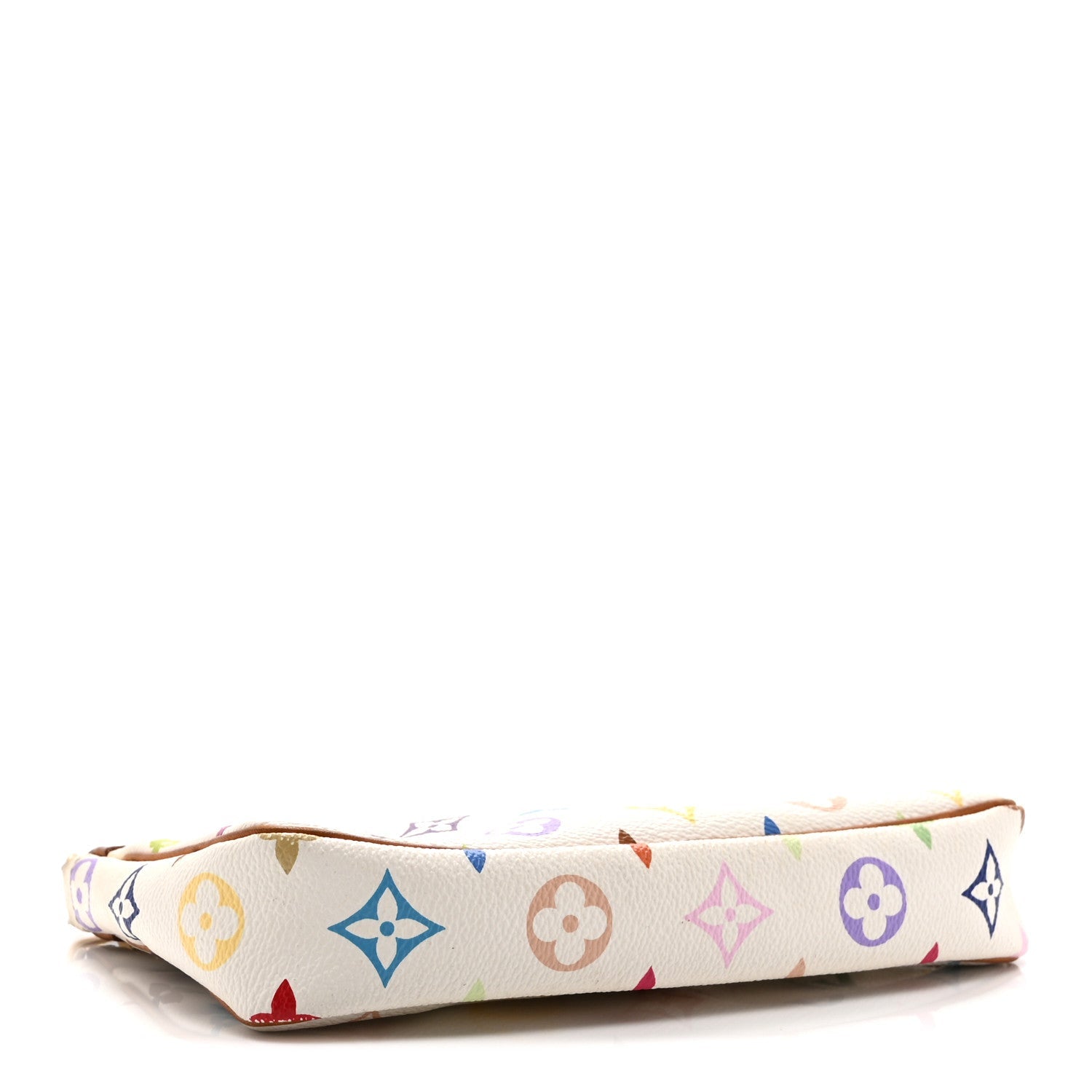 Louis Vuitton Monogram Multicolor Pochette Accessories White